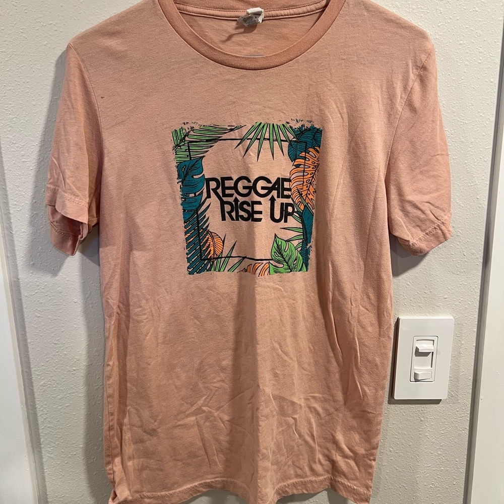 Reggae Rise Up 2020 festival - St. Petersburg Florida - Peach Graphic Tee